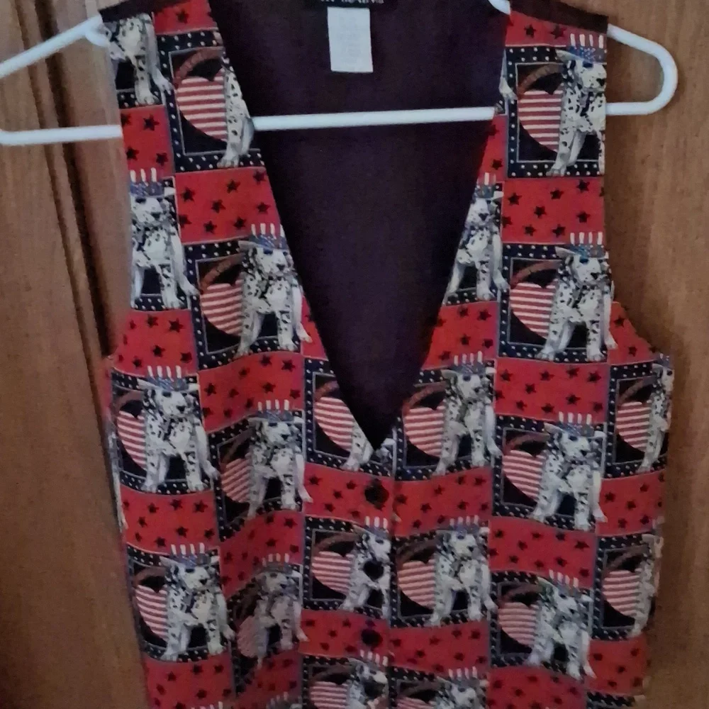 Patriotic Dalmatian Vest - Picture 2 of 5